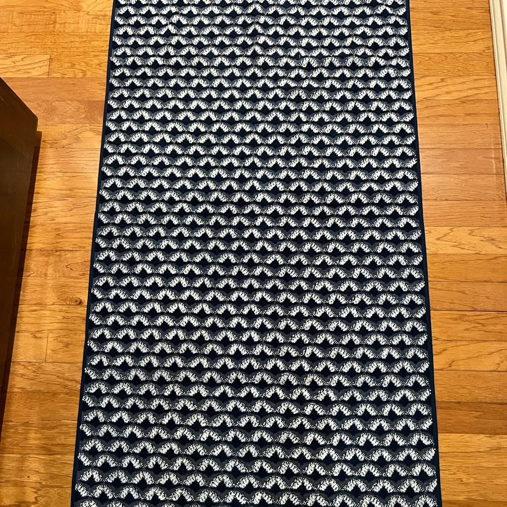 Soho Loft Blue Patterned towel. Set of two.